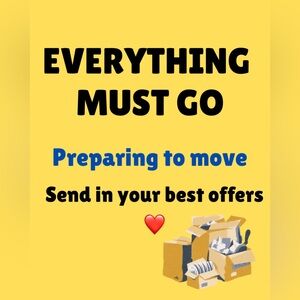 Moving Sale Announcement